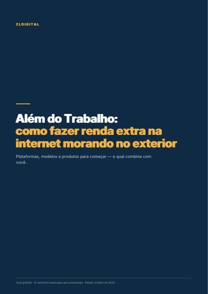 Capa do guia Além do Trabalho